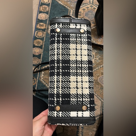 Kate Spade Black and White Checkered Tote - Picture 2 of 3